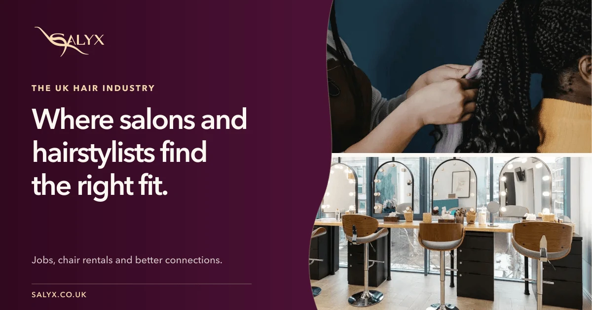 SALYX's salon and hairstylist marketplace presentation